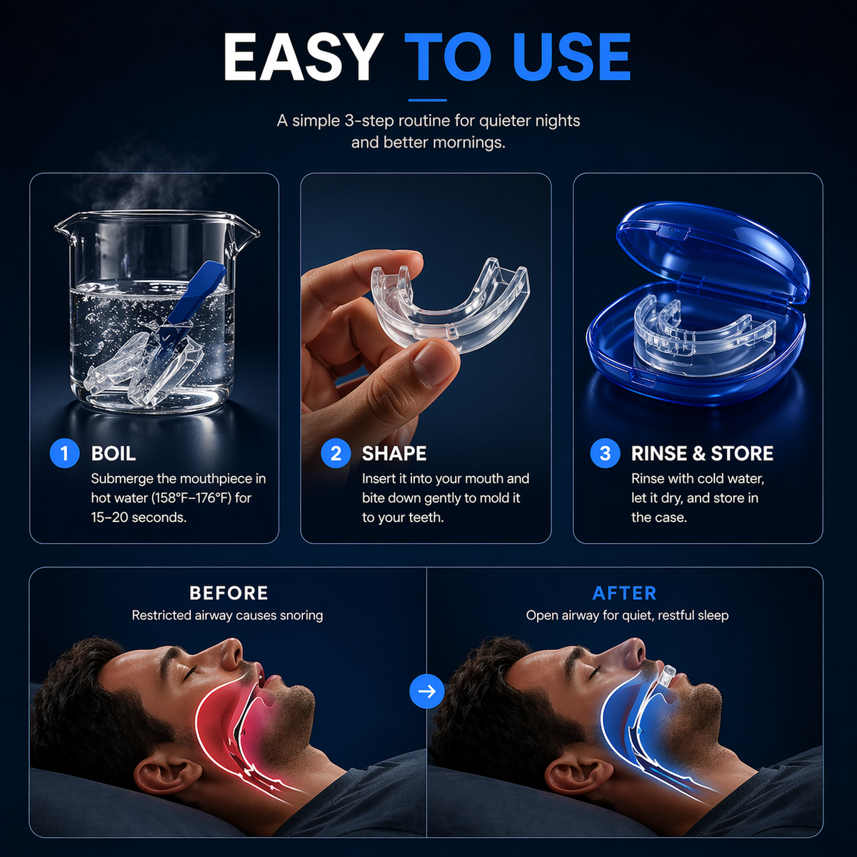 Anti-Snore Mouthpiece